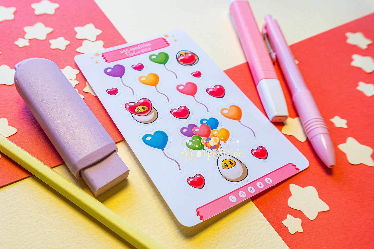 EggoLuv Sticker Sheet