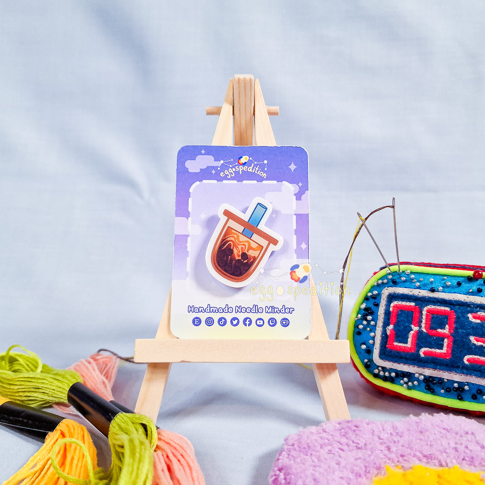 Boba Tiger Milk Bubble Tea Needle Minder