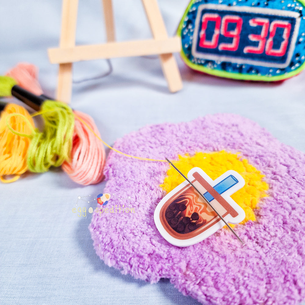 Boba Tiger Milk Bubble Tea Needle Minder