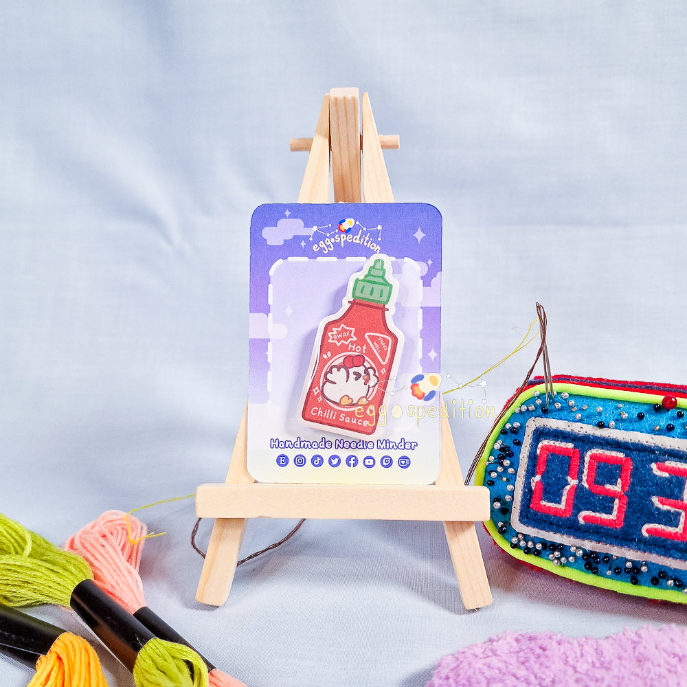 'Stay Spicy' Nugget Chicken Handmade Needle Minder
