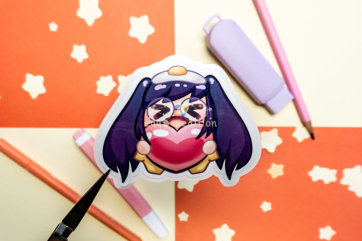 EggoLuv Laminated Die-Cut Stickers