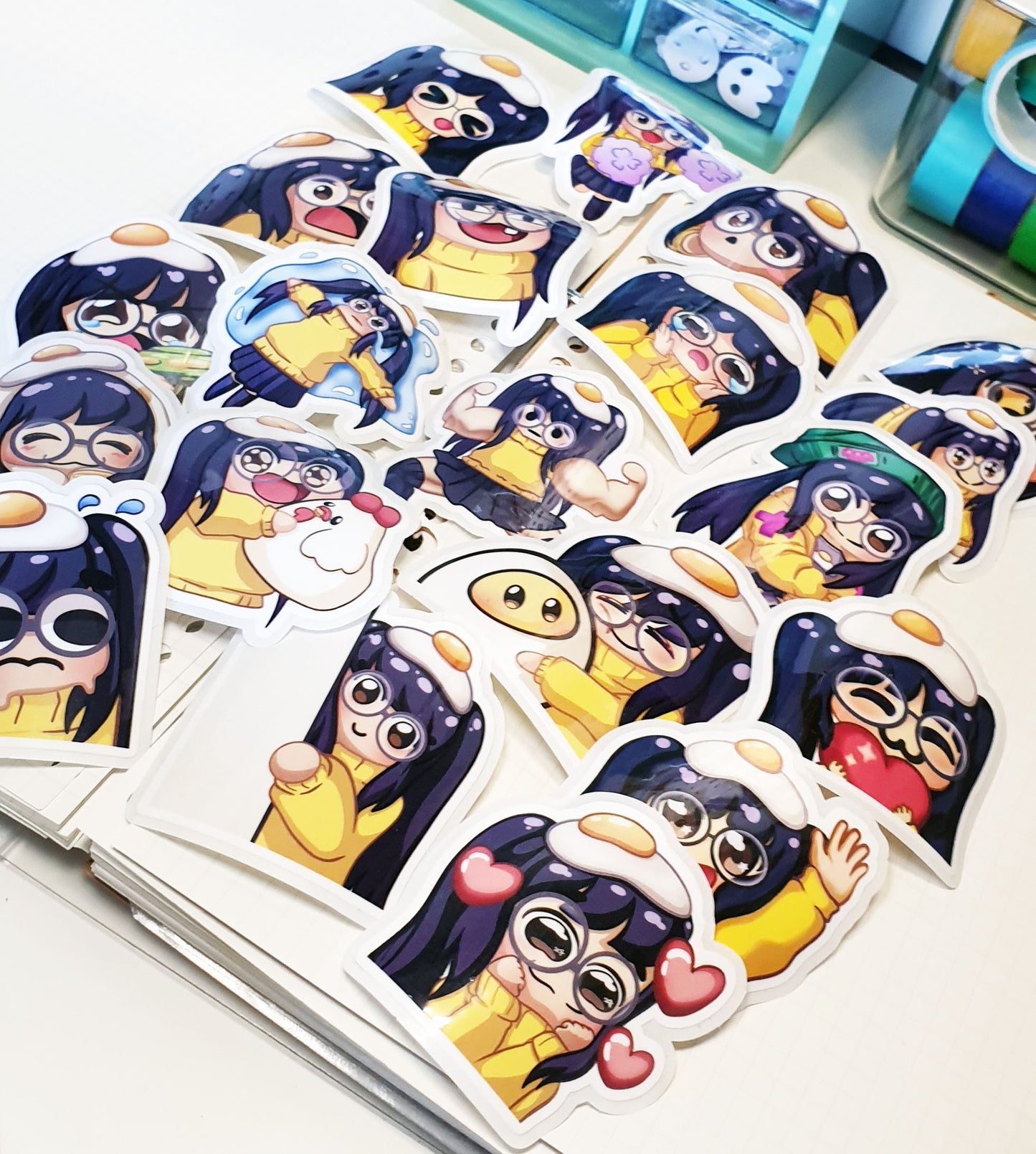 Euph Twitch Emotes Die-cut Stickers