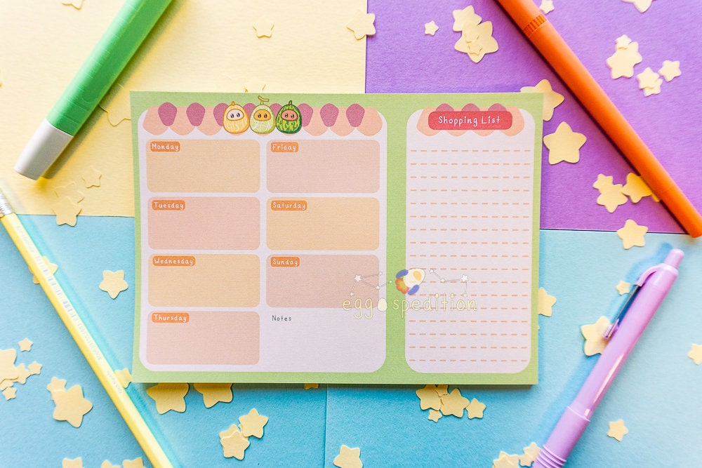 Summer Melon Eggo Week Memopad Ver 1
