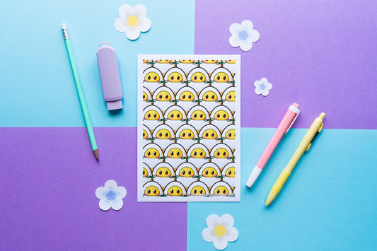 Eggo Army  Egg Sprouts Art Print (Various Sizes Available)