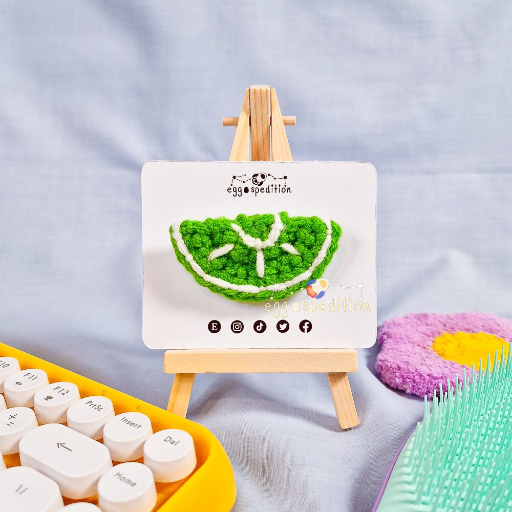 Citrus Fruit Crochet Brooch (Singles)