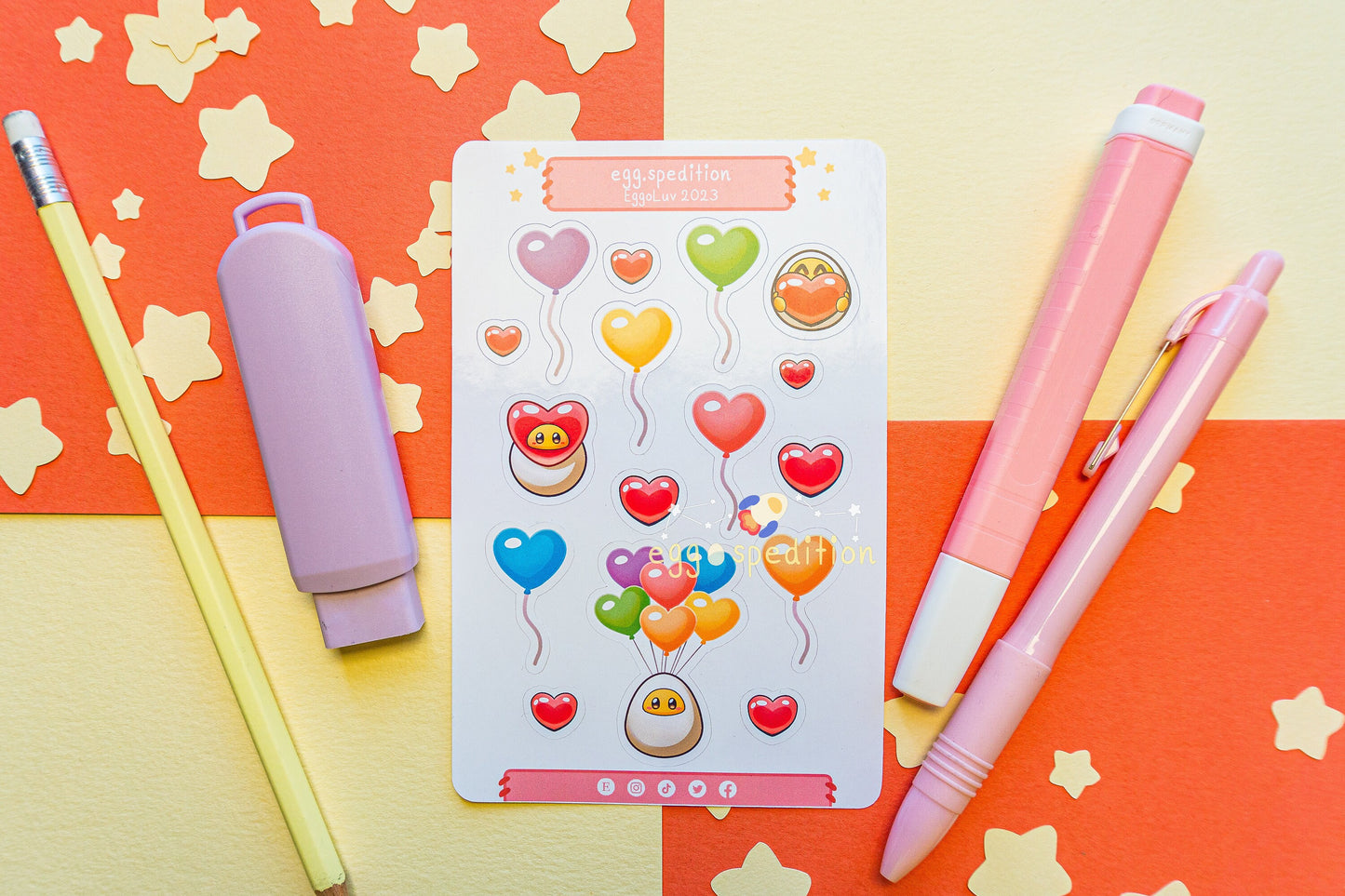EggoLuv Sticker Sheet
