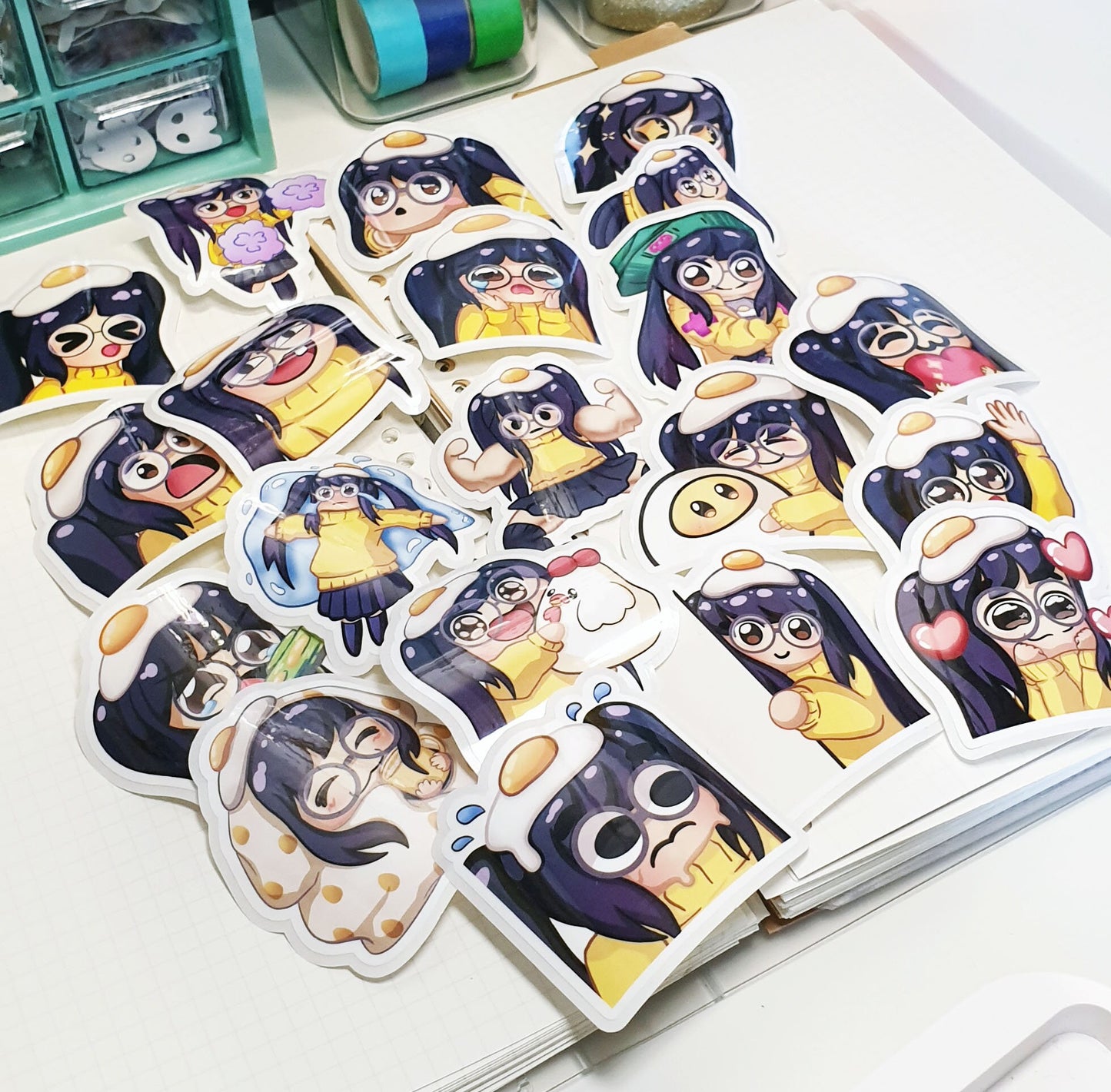 Euph Twitch Emotes Die-cut Stickers