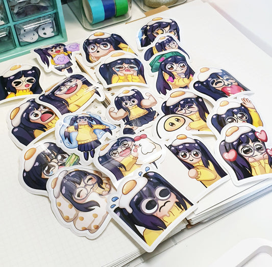 Euph Twitch Emotes Die-cut Stickers