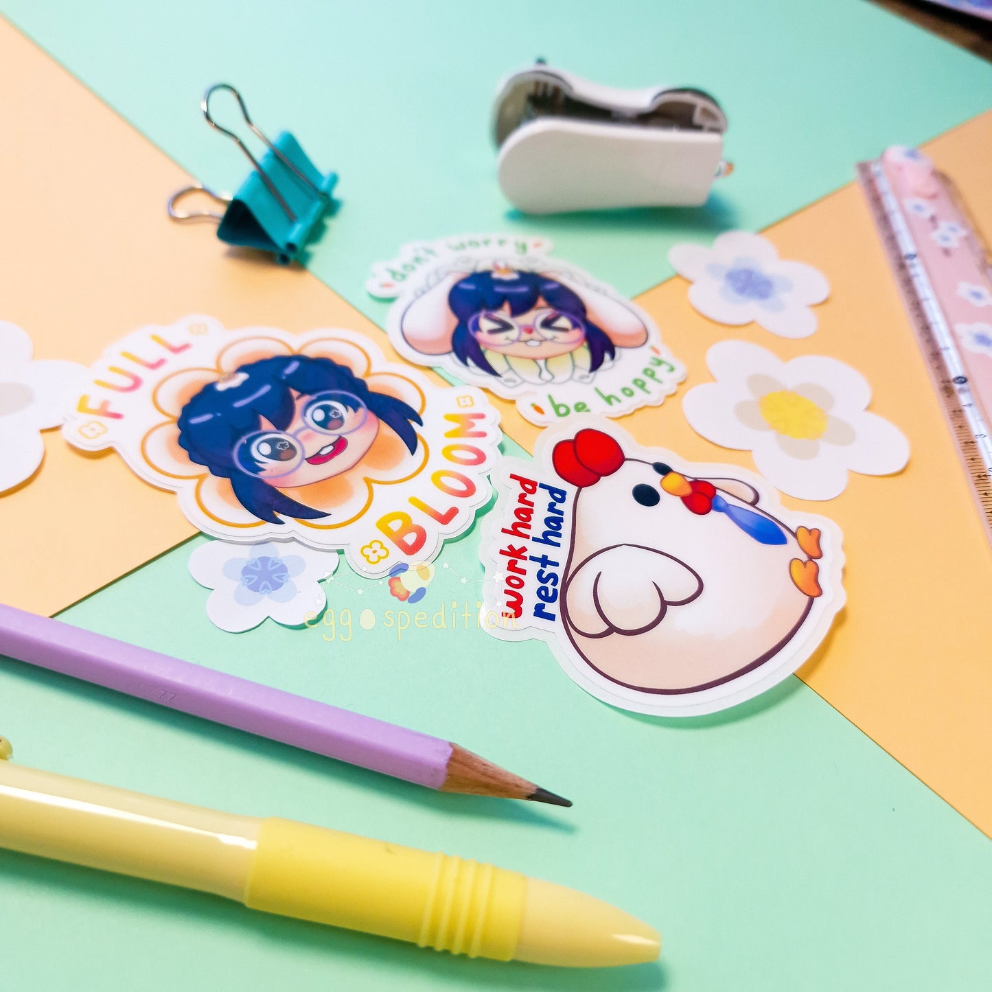 Positivity Laminated Die-Cut Vinyl Stickers