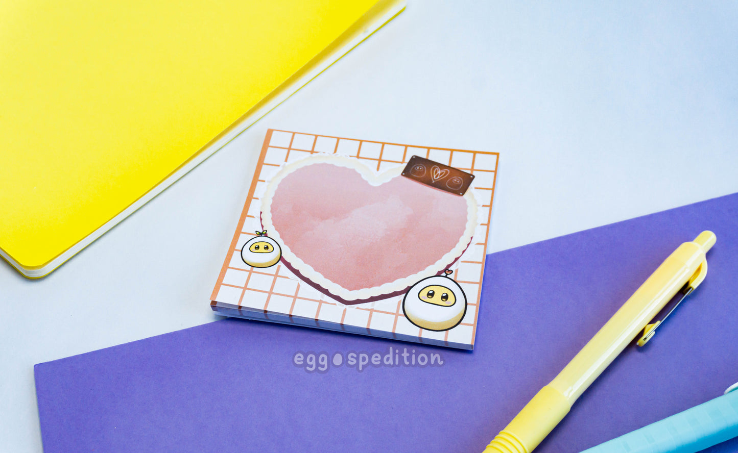 EggoLuv Heart Memo Pad
