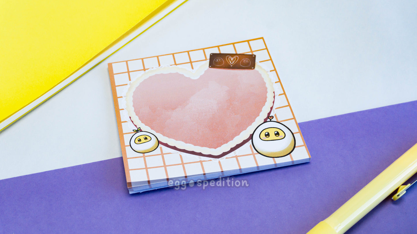 EggoLuv Heart Memo Pad