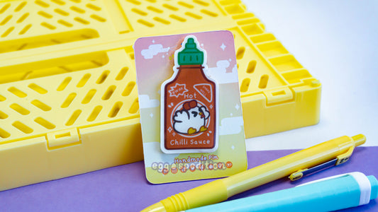 Hot Chilli Sauce Bottle Chicken Nugget Fridge Magnet