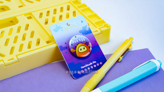 Bad Egg Devil Eggo 32mm Button Badge