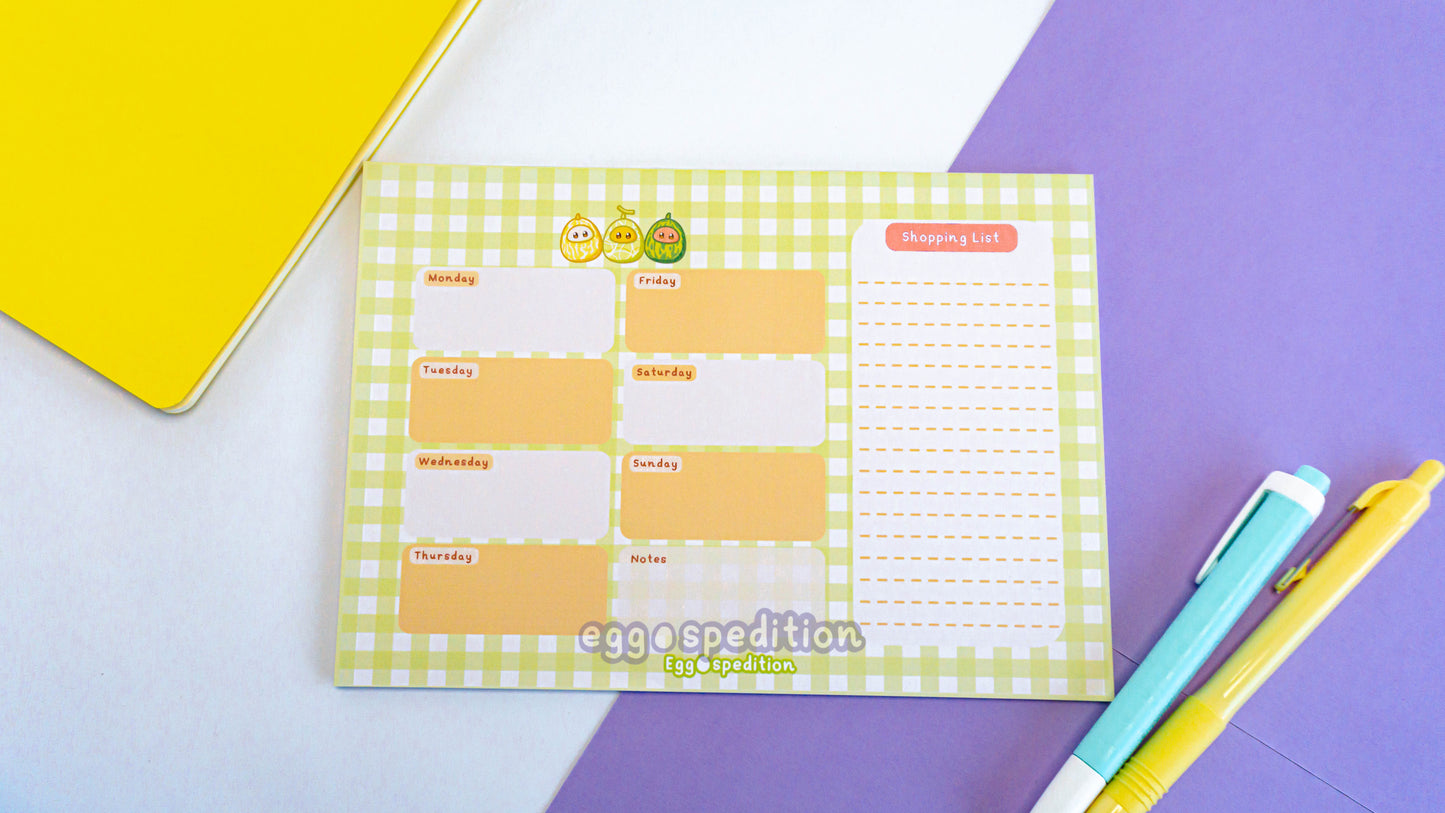 Summer Melon Eggo Week Memopad Ver 2