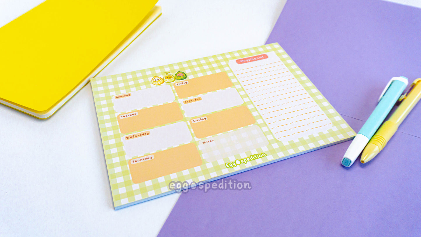 Summer Melon Eggo Week Memopad Ver 2