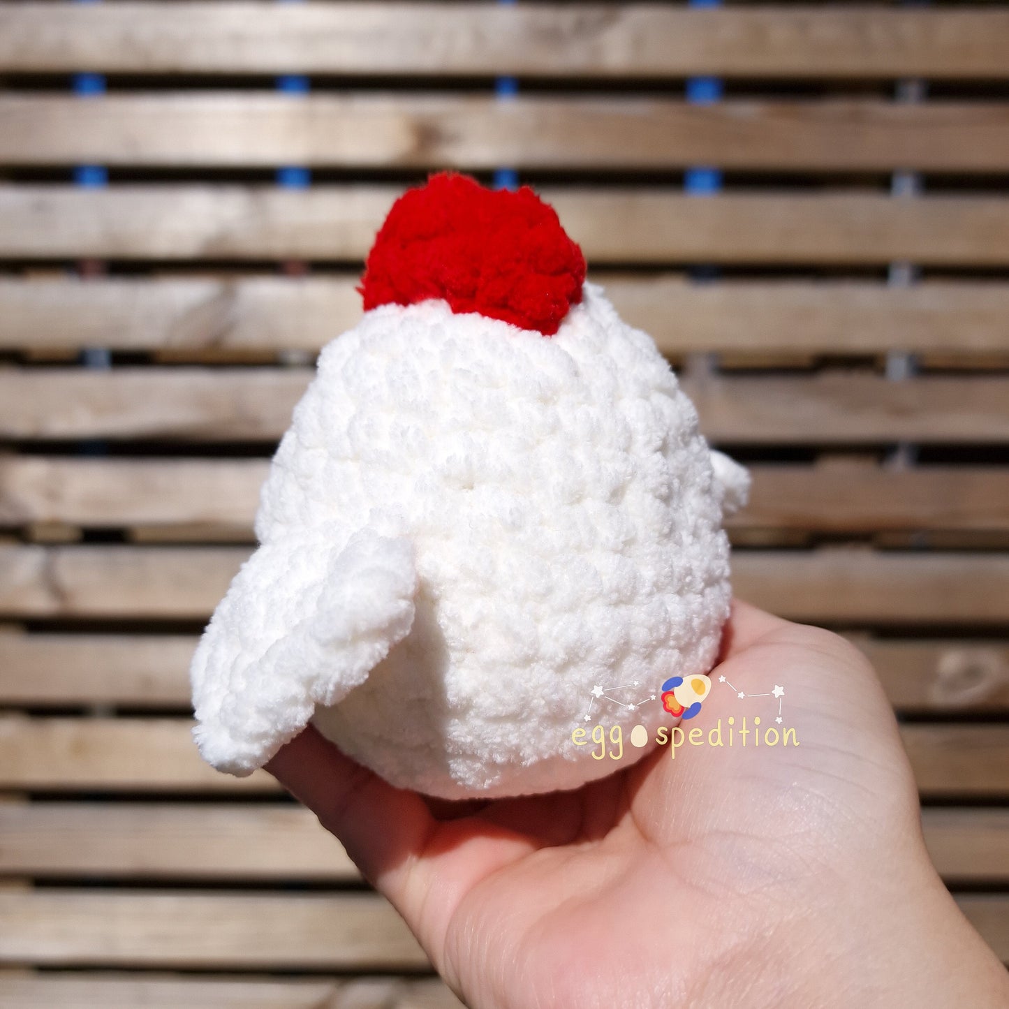 Spring Buddies Crocheted Amigurumi Soft Desk Buddy - Bunny Eggo Chicken Nugget Hatching Chick