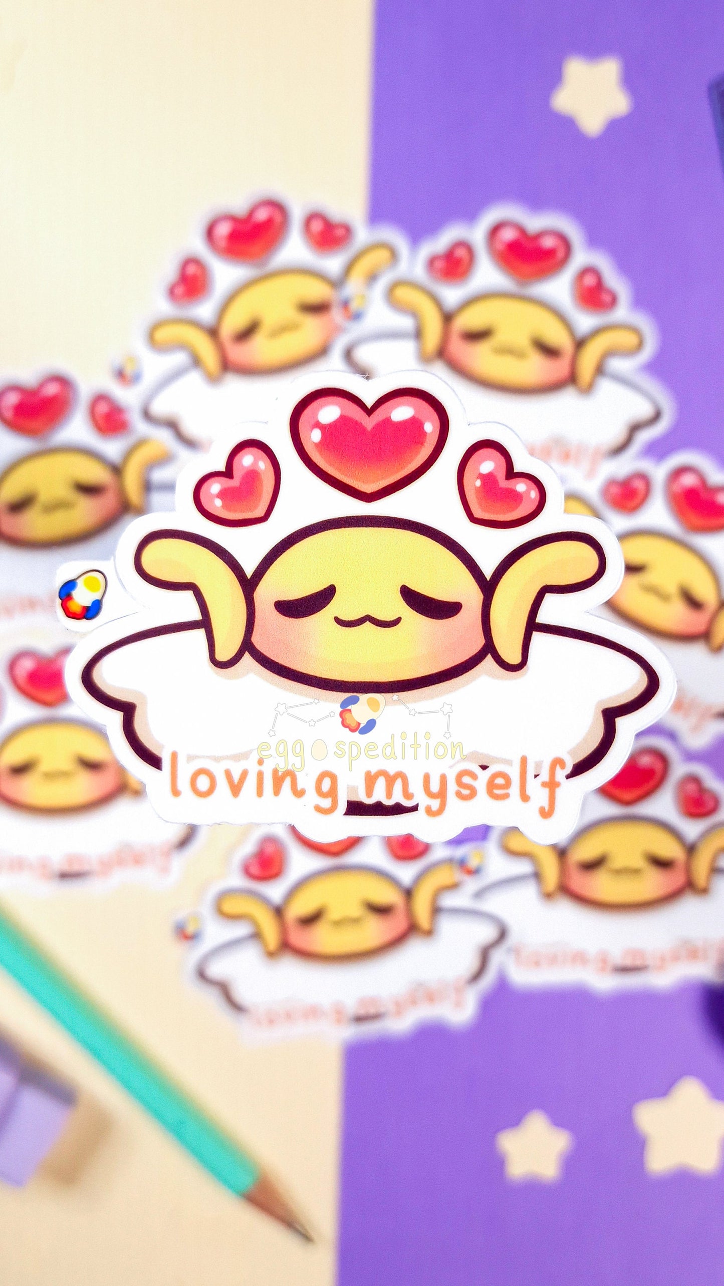 Loving Myself Reminder Selfcare Affirmation Die-cut Sticker
