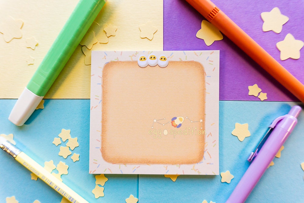 Confetti Cake Eggo Week Planner and Memopad
