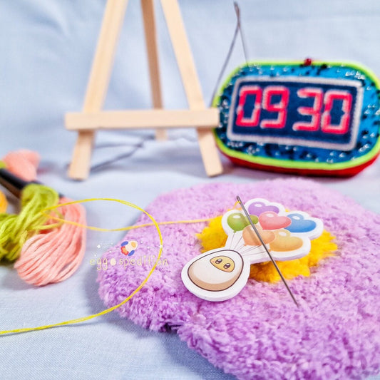 Sweet Eggo Heart Balloons Needle Minder
